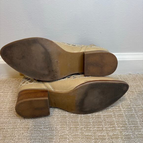 Jeffrey Campbell‎ Taggart Suede Leather Booties Taupe Women's Size 6.5 EUC - Picture 4 of 6
